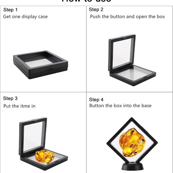 Stylish Black Jewelry Display Frame Set - Picture 2 of 7